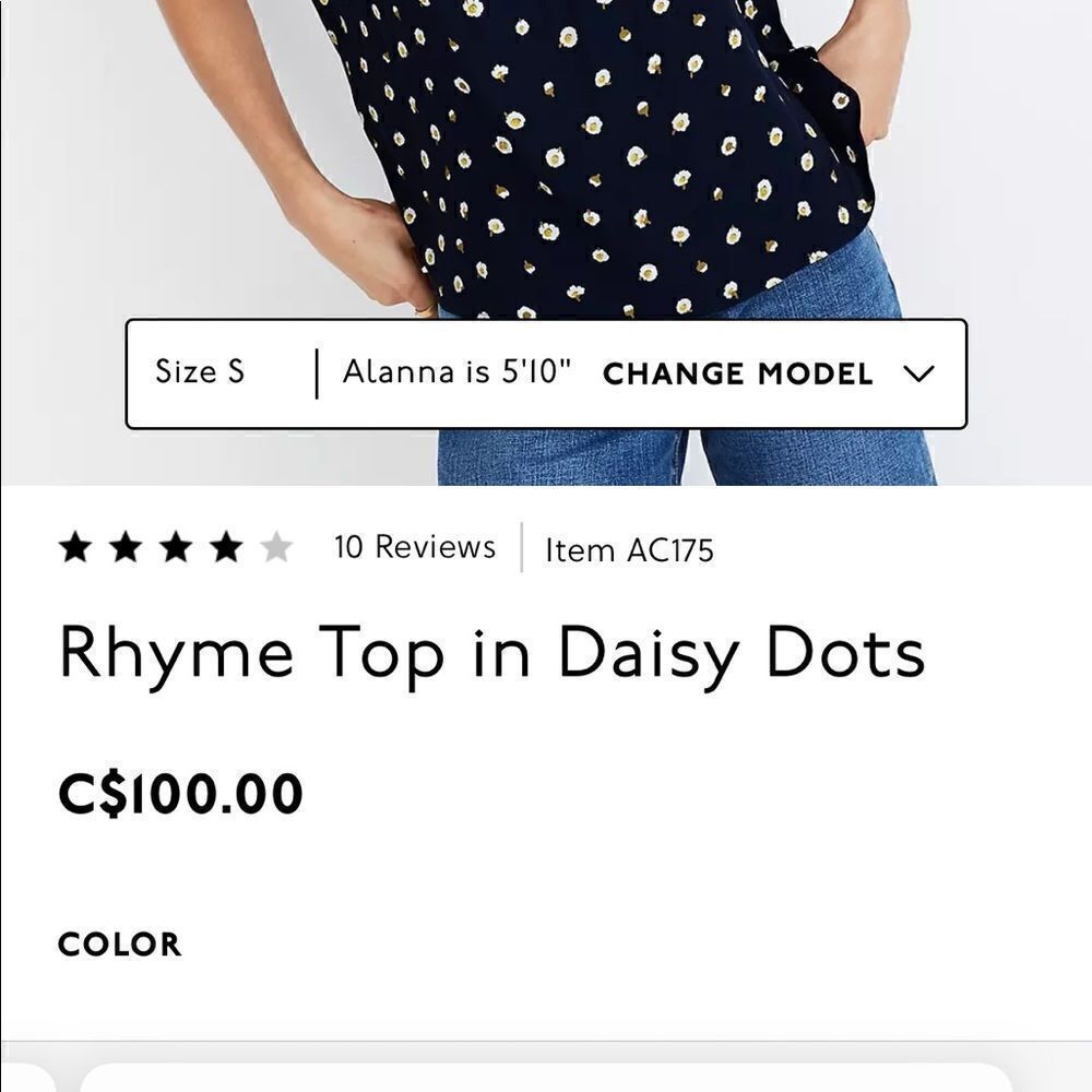 Madewell Rhyme Top XS - Picture 2 of 8